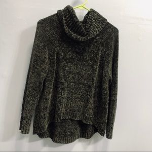 Oversized turtleneck sweater